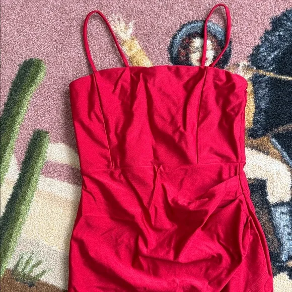 RED MINI DRESS - Picture 3 of 8